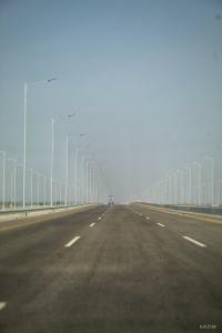 A photo of an empty motorway